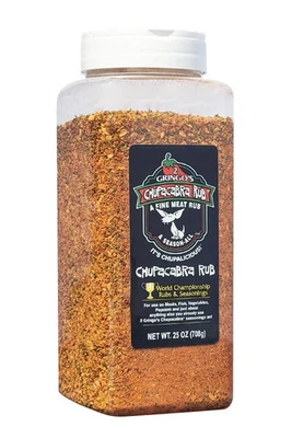 2 Gringos Chupacabra Mezcla Original Fina Carne Frotar Condimento Multiusos - 25 OZ Foto 1 de 2
