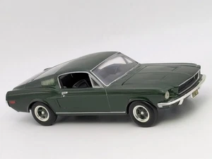 Steve McQueen Bullitt 1/24 Scale Green Ford Mustang GT DETAILED Diecast - Picture 1 of 9