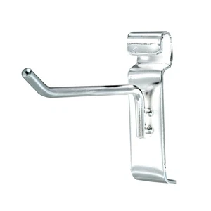 SSWBasics Ganchos de rejilla de alambre cromado (ganchos de pared de rejilla) - 4" - Paquete de 50 - Imagen 1 de 2