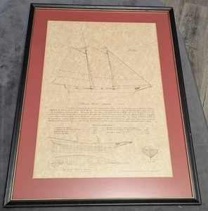 HOWARD I. CHAPELLE Zeichnungen 1968 Schoner Yacht Amerika MARITIME DRUCKE - Bild 1 von 7