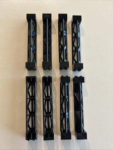 LEGO Lot Of 8 Support Girder - Part 95347 ( 2 x 2 x 10 ) Black - Picture 1 of 2