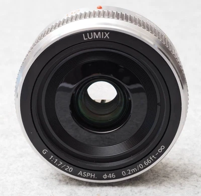 Panasonic LUMIX G 20mm F1.7 II ASPH. For Micro Four Thirds H-H020A-S Silver Mint - Image 1 of 4
