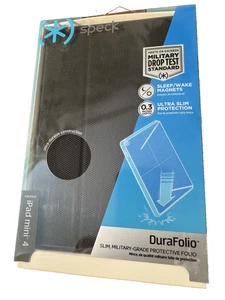 Speck DuraFolio Case for Apple iPad Mini 4 - Black - Picture 1 of 2