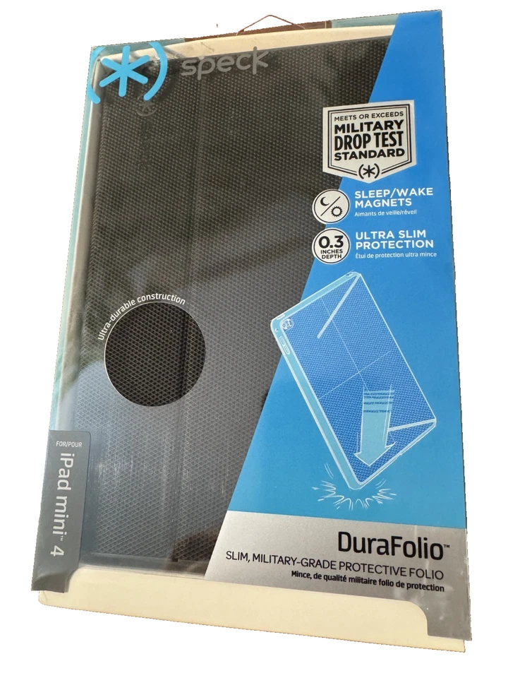 Speck DuraFolio Case for Apple iPad Mini 4 - Black - Image 1 of 2