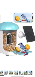 Alimentatore per uccelli con fotocamera, Smart Bird Feeder con fotocamera 1 anno di prova AI Identi... - Foto 1 di 3