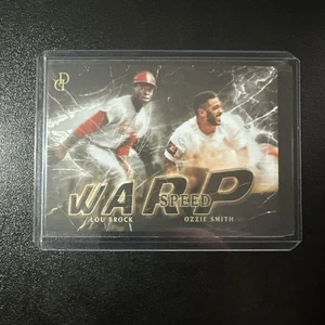 2025 Topps Dynamic Duals Lou Brock & Ozzie Smith #WS-02 Warp Speed Cardinals - Picture 1 of 2