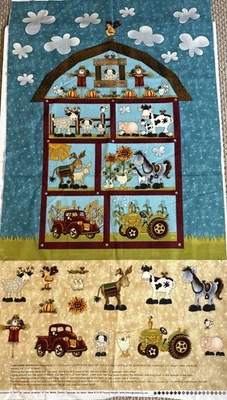 McAndersons Farm  24 inch panel Leanne Anderson cotton print  - Image 1 of 4