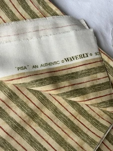 Waverly Streifen Polsterung Gardine Stoff "Pisa" 54" breit ` 1,5 Yards 52"x54" - Bild 1 von 4