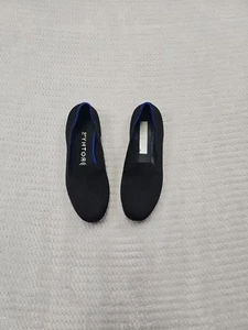 Rothys Shoes Womens Size 6 Black The Loafer Slip On Flat - Picture 1 of 9