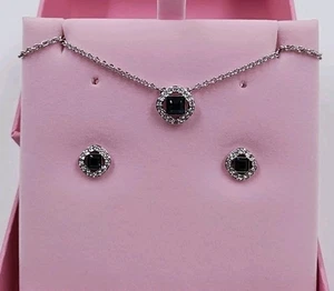 Swarovski Angelic Square Halskette Set grau rhodiniert 5547021 (#E2-B7) - Bild 1 von 9