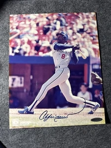 FOTO firmada por Andre Dawson Salón de la Fama de los Cachorros de Chicago MLB 8x10 certificado de autenticidad de élite - Imagen 1 de 2