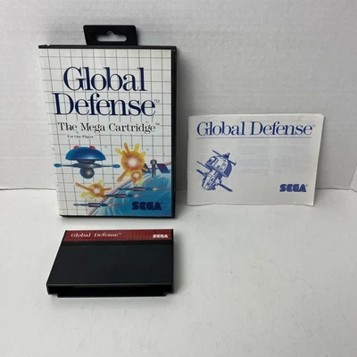 Global Defense Sega Master System Video Game  Complete with Box and Manual - Image 1 of 4
