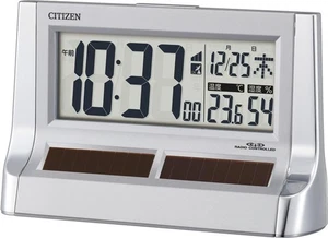 RHYTHM Citizen alarm clock radio clock digital solar auxiliary power sup - Picture 1 of 2
