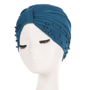 Women Hair Loss Beanies Head Wrap Head Scarf Cancer Chemo Cap Muslim Turban Hat✔