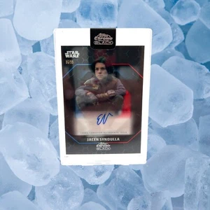 2024 Topps Chrome Black Star Wars Evan Whitten as JACEN SYNDULLA Auto #86/99 - Picture 1 of 5