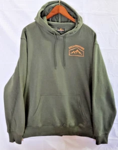 Yellowstone Mens Dutton Ranch Long Sleeve Large Pullover Sweatshirt Hoodie Green - Picture 1 of 10