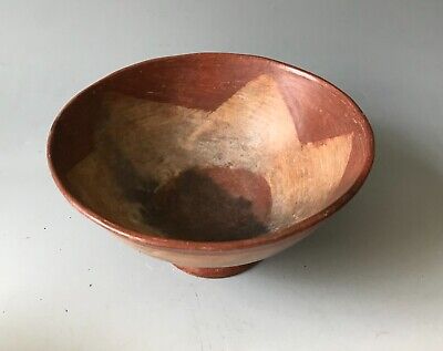 Pre Columbian Ancient Painted Pottery Star Bowl  Narino Inca Chimu Moche CHavin • 225£