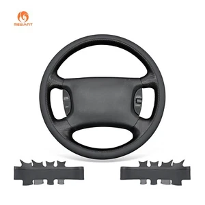 MEWANT PU Carbon Fiber Faux Leather Steering Wheel Wrap for Dodge Ram 1998-2002 - Foto 1 di 10