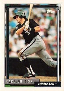 1992 Topps #630 Carlton Fisk Chicago White Sox Catcher MLB Baseballkarte - Bild 1 von 2