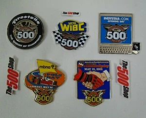 2005 Indy 500 Set of 5 Collector Sponsors Pin Firestone WIBC American Family - Picture 1 of 8