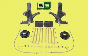 6.5"/4" SPINDLES,BLKS,COIL SPACER W/O.L. FITS 88-00 CHEVY C2500/C3500 2WD 8 LUG - Bild 1 von 1