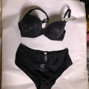 DKNY Natori Bra & Panty Set 34C Bra & Size M Matching Panty Lingerie - Picture 1 of 8