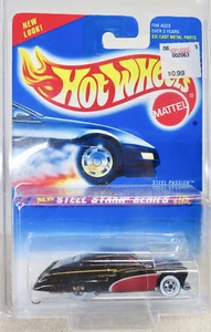 Vintage Hot Wheels Steel Stamp Series 1/4 #285 Steel Passion w/WW- w/ Clam Shell - Picture 1 of 4