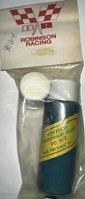 ROBINSON RACING 2oz SYNTECH SUSPENSION SHOCK OIL: 90 WT New Vintage RC Car - Image 1 of 4