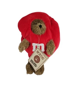 Boyds Bears M&M’s RED Costume -Plush Stuffed Animal 7.5” R.M. Peeker #919003 - Picture 1 of 5