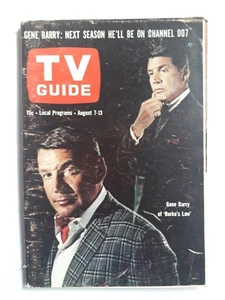 GENE BARRY - TV GUIDE ORIG. USA 1965 - ISSUE #645 - EASTERN NEW ENGLAND EDITION - Picture 1 of 5