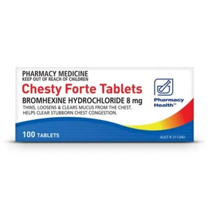 PHarmacy health CHESTY FORTE TABLETS 100 TABS - Picture 1 of 1