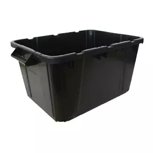 Ergo Plastic Outdoor Recycling/Storage Box - Black (44L) - Picture 1 of 2