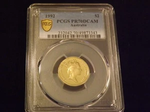 1992   2$      Australia       PCGS PR 70 DCAM - Picture 1 of 2
