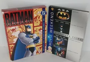 Lot Of Batman Dvds Animated Series Volume One & Batman 4 Feature Films! - Picture 1 of 12