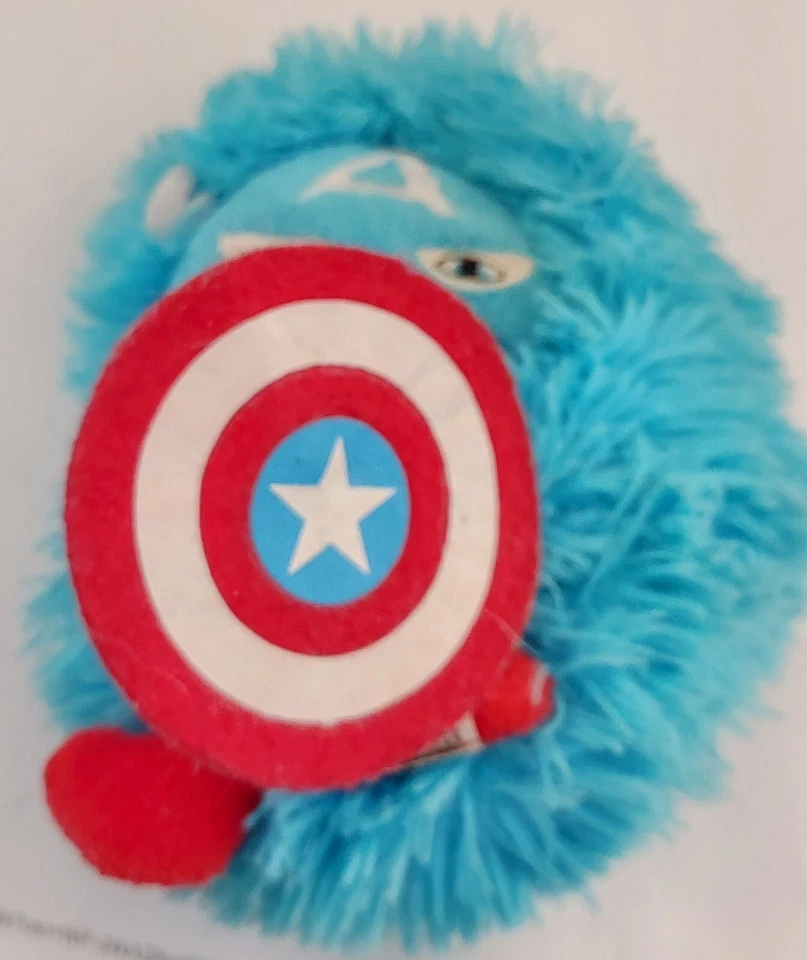 MARVEL CAPTAIN AMERICA HIDEAWAY PETS PILLOW PLUSH 5 INCH MINI  - Image 1 of 1