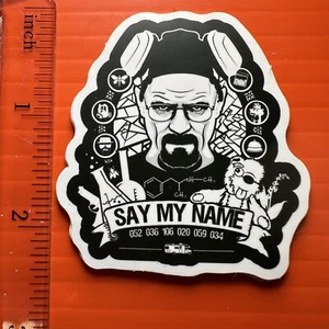 Pegatina Walter White Say My Name Breaking Bad - Imagen 1 de 1
