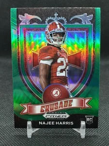 Najee Harris 2021 Panini Prizm Draft Picks Crusade Green Prizm Rookie Card #172 - Picture 1 of 2