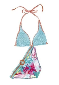 2 piezas Conjunto de bikini Olympia Neckholder talla 40 Cup-B NUEVO turquesa colorido mujer Softcups - Imagen 1 de 2