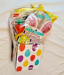 Hand Designed Childs Girls Activity Holiday Easter Basket with Tiara - Picture 1 of 24