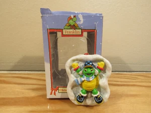 Christmas FRANKLIN the Turtle Ornament RARE Snow Angel - Foto 1 di 9