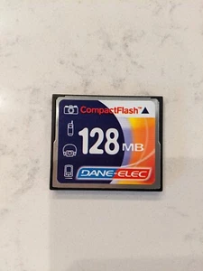 DANE-ELEC 128 MB Compact Flash Card THNCF 128MMA(TOOCKB) 040604-966418 - Picture 1 of 2