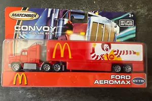 Matchbox Convoy The Big Rigs Are Back - Mc Donalds Ford Aeromax #CY-115 - Picture 1 of 2