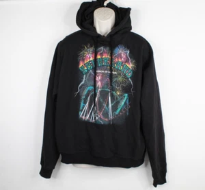 Vision of Super Hoodie Herren Large schwarz Pullover Sweater Superland bestickt - Bild 1 von 14