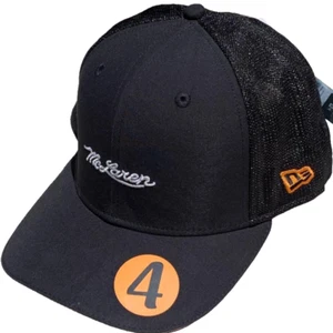 McLaren F1 Lando Norris #4 Special Edition Monaco GP Black Trucker Cap. - Picture 1 of 10