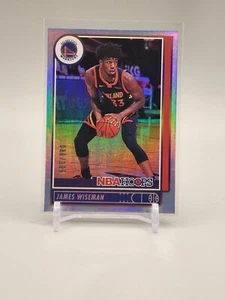 James Wiseman 2021-22 NBA Hoops #58 Silver Foil #'d 86/199 - Picture 1 of 3