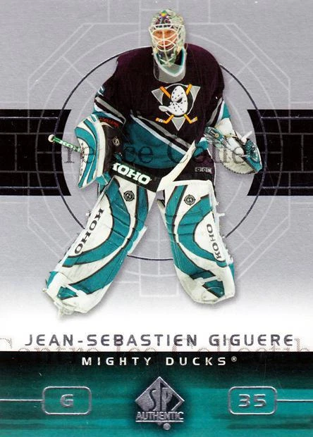 2002-03 SP Authentic #1 Jean-Sebastien Giguere - Image 1 of 1