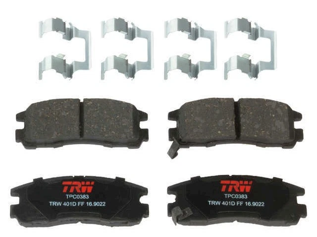 Rear Brake Pad Set For 1992-1996 Mitsubishi Diamante 1993 1994 1995 RS828NR - Image 1 of 1