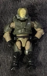 HALO CONSTRUX MEGA BLOKS UNSC MOSS GREEN FLAME MARINE FIGURE DPJ88 YANKEE SQUAD - Picture 1 of 3