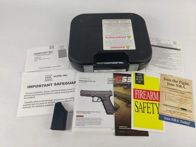 Glock G43 9MM 3.4" Pistol Handgun Factory Case W/Manual OEM Hard Case - Image 1 of 4