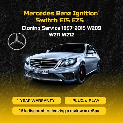 Переключатель зажигания Mercedes Benz EIS EZS услуга клонирования 1997-2015 W209 W211 W212 - Изображение 1 из 3